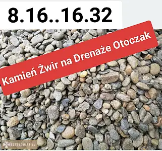 Kamień Żwir Otoczak Drenarski  8.16..16.32 Rzeszów Podkarpacie tel 660175285 - KRAKOWIACZEK.EU