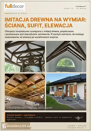 belki rustykalne dekoracyjne maskownice NA WYMIAR imitacja drewna elastyczna deska elewacyjna maskow - Zdjęcie 7 - KRAKOWIACZEK.EU