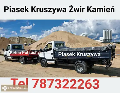 Transport piasku małe auto do 3.5tony Rzeszów Tyczyn tel 787322263 - KRAKOWIACZEK.EU