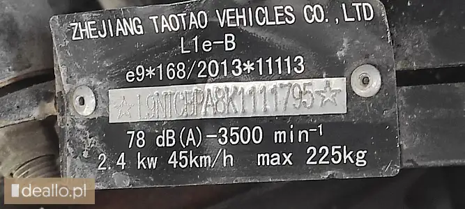 [elicytacje] i licytacja - motorower taotao - Zdjęcie 9 - KRAKOWIACZEK.EU