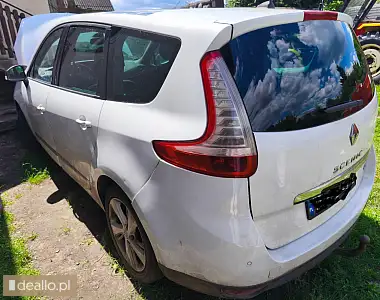 Renault Grand Scenic rok produkcji 2012 diesel 96 kw biały - II licytacja - [eLicytacje] - KRAKOWIACZEK.EU