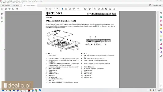 [eLicytacje]  - Serwer HP Proliant  DI360e GEN8 zestaw 15 sztuk - KRAKOWIACZEK.EU